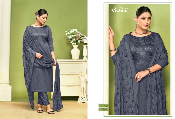 Nagina Vol 2 By Vishnu Chinon Designer Dress Material Suppliers In India